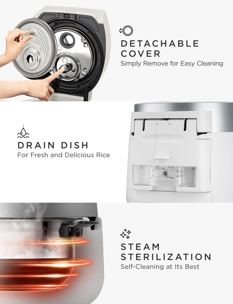 Twin Pressure Induction Rice Cooker (6 Count)