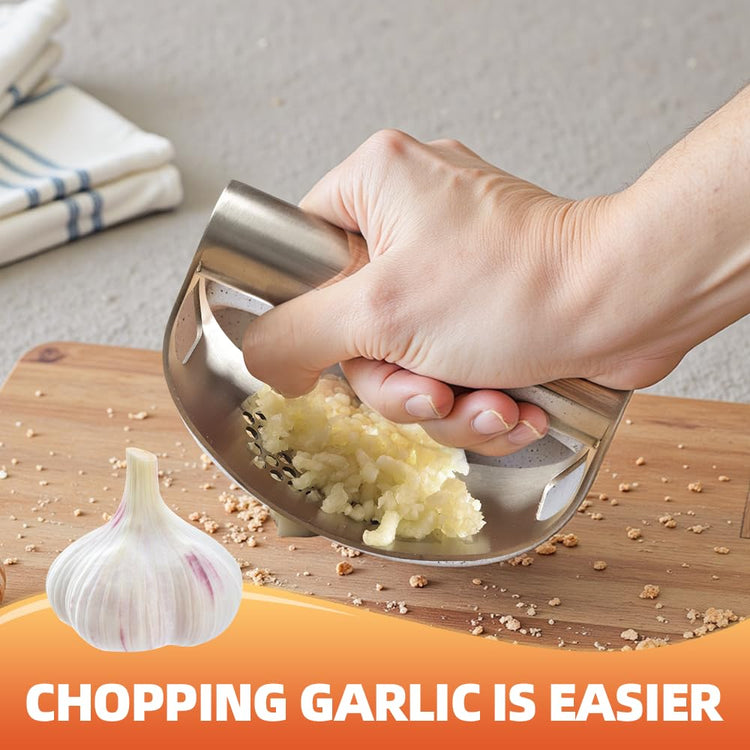 2025 Upgraded Garlic Press Stainless Steel