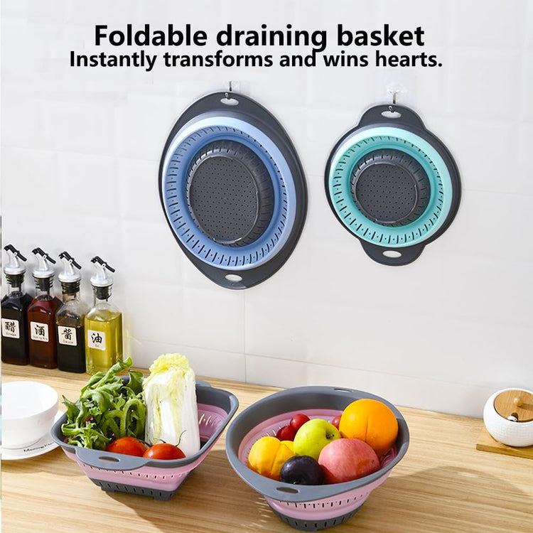 Collapsible Colander and Strainer (2 Count)