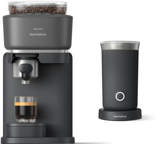 Baristina Espresso Machine & Milk Frother Bundle