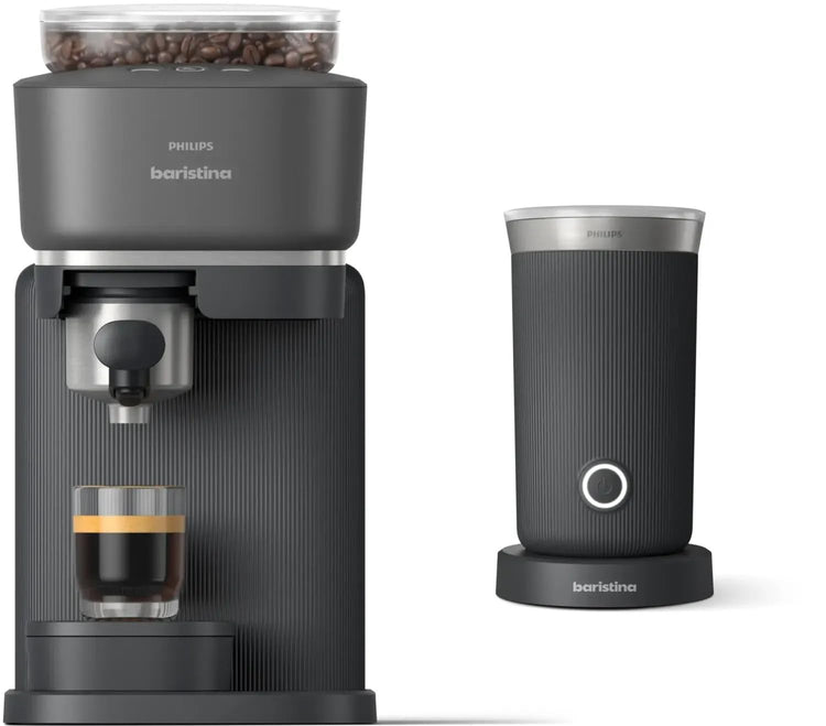 Baristina Espresso Machine & Milk Frother Bundle