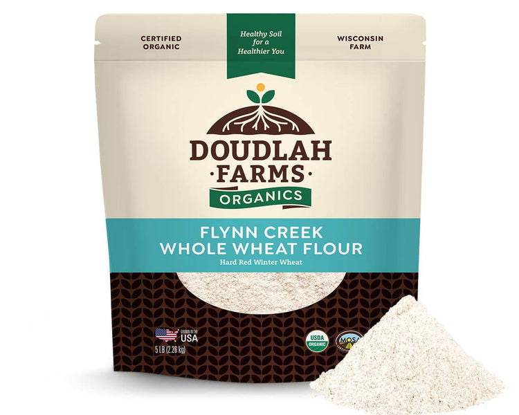Organic Whole Wheat Flour 5 lb (80 Ounce)