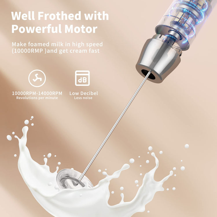 LunaFro Rechargeable Milk Frother