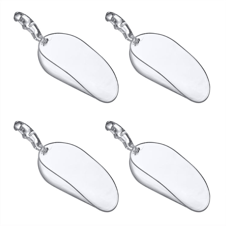 Elsa - 12-Ounce Plastic Ice Scoops (Set of 4), Plastic Utility Scoops, BPA-Free, Food-Grade, Shatter-Proof, Good for Kitchen and Restaurant, Perfect for Home and Commercial Use (4 Count)