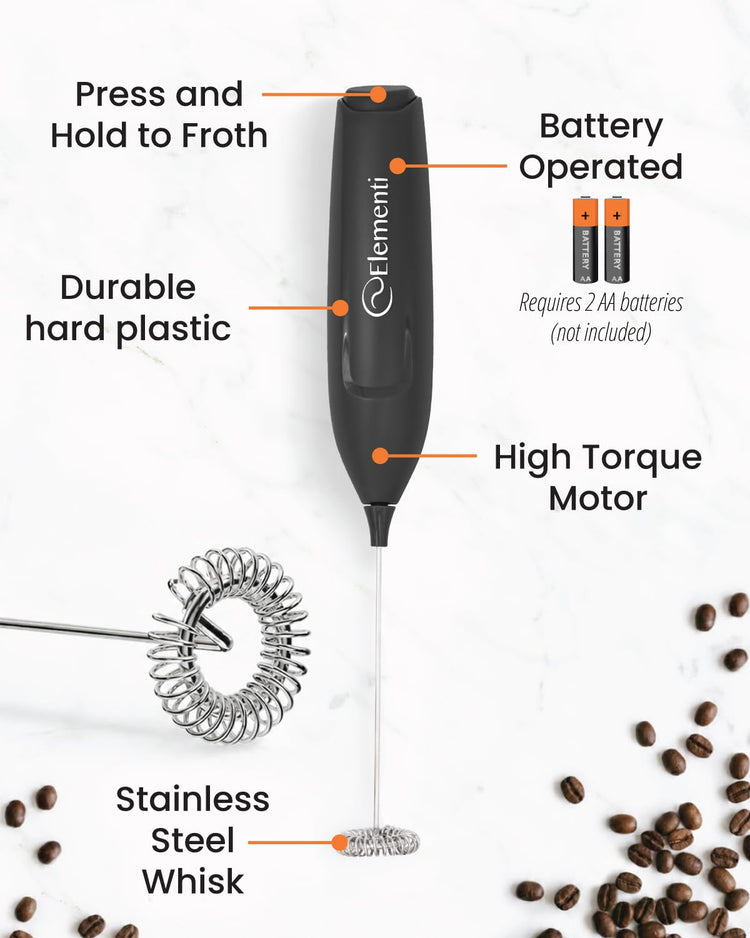 Frother Wand Powerful Milk Frother & Coffee Stirrers Electric