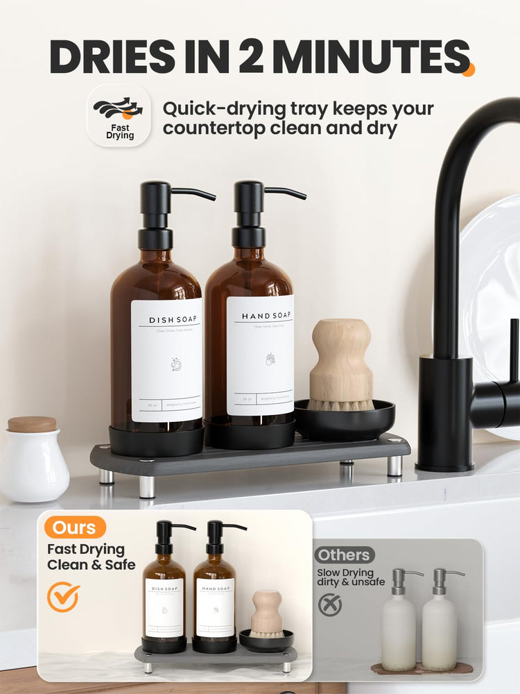 Luxury] Kitchen Soap Dispenser Set
