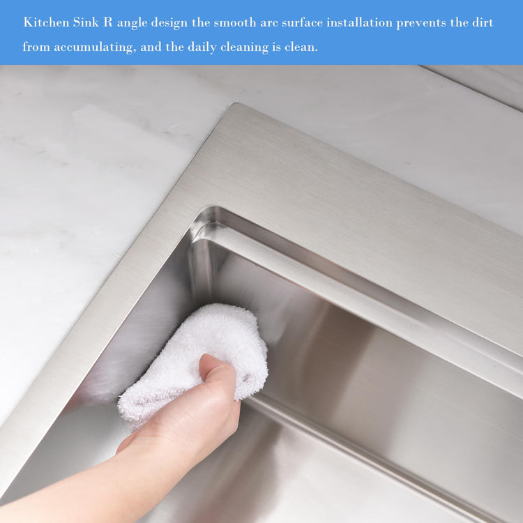 33 Inch Drop In Kitchen Sink Workstation