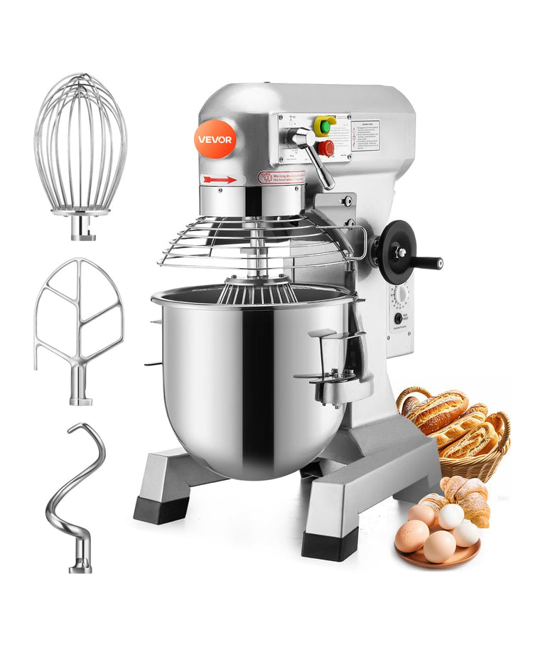 20Qt Commercial Food Mixer with Timing Function