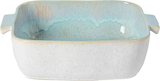 Casafina Ceramic 10.75" Square Baker - Eivissa Collection, Sea Blue | Oven & Dishwasher Safe Bakeware | Food Safe Glazing | Restaurant Quality Dinnerware