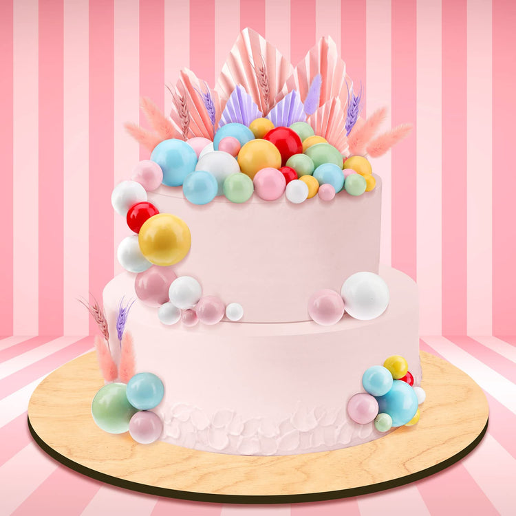 108 Pcs Balls Cake Topper