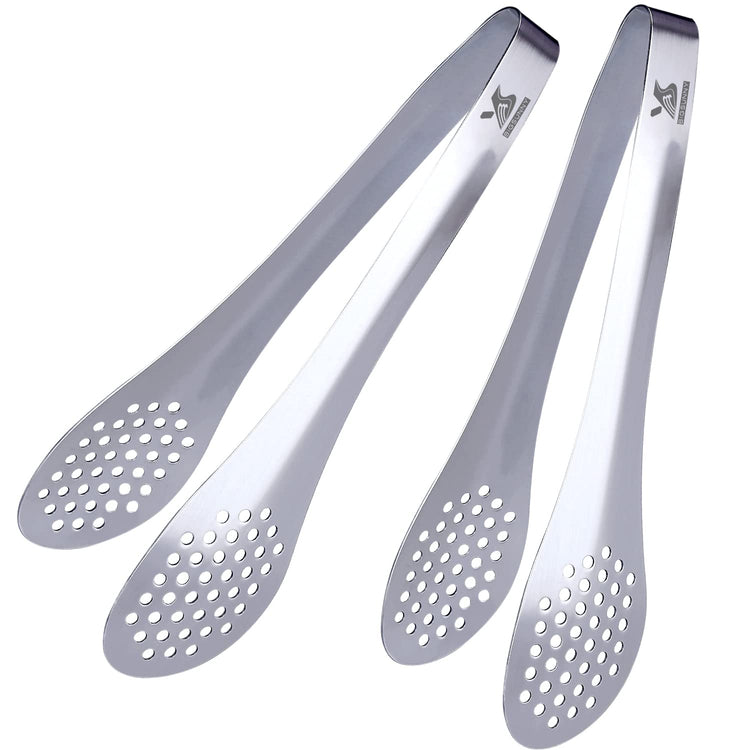 7inch Food Serving Tongs Stainless Steel Buffet Tongs