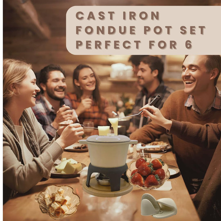 Cast Iron Fondue Set 15