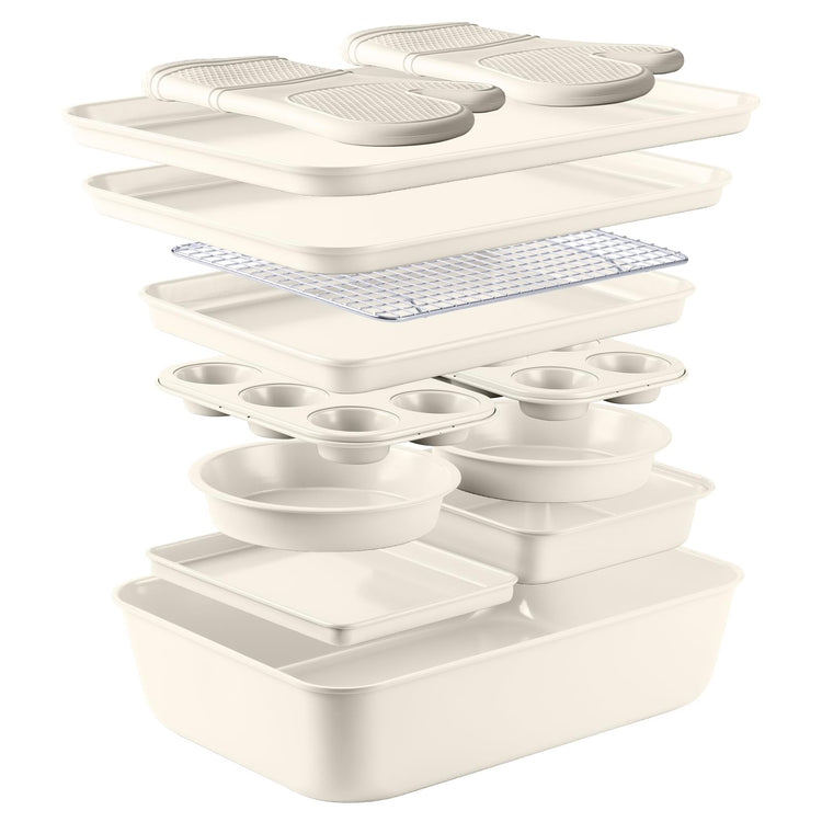 Nonstick Stackable Bakeware Set