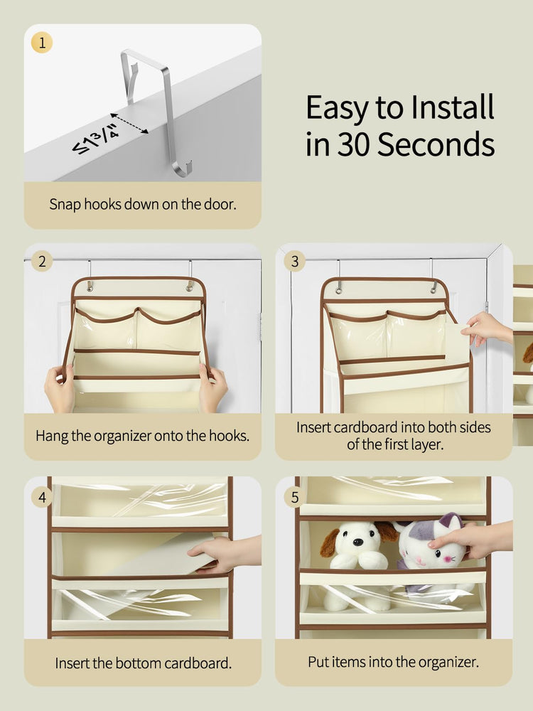 5 Tier Over the Door Organizer