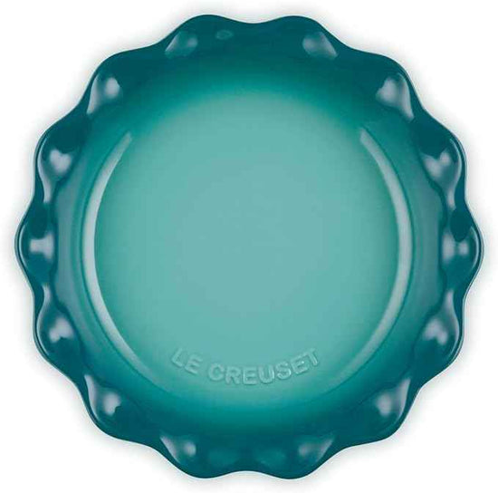 Le Creuset Stoneware 9" Heritage Pie Dish, Riviera