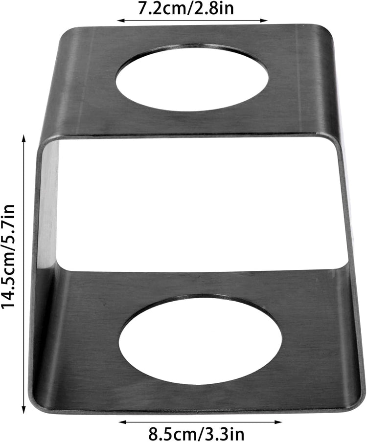 Coffee Dripper Stand, Coffee Filter Holder, Coffee Drip Rack Stainless Steel Lightweight Coffee Filter Cup Stand for Home Cafe Office(Black)