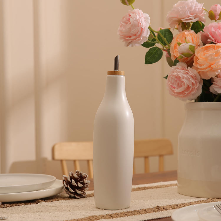 Ceramic Olive Oil Dispenser for Kitchen