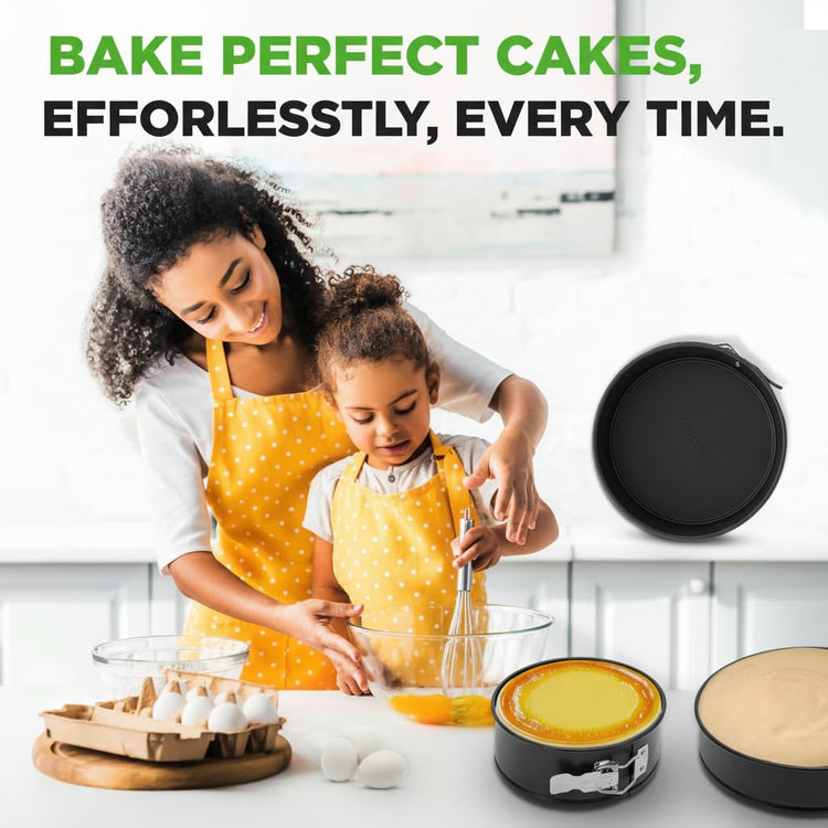 3 Piece Nonstick Springform Pan Set