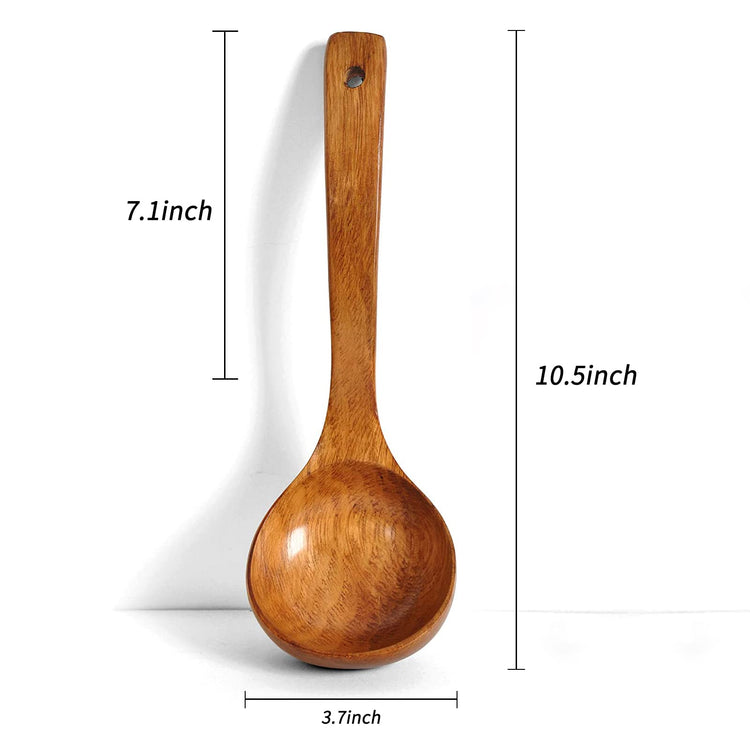 Wooden Ladle with Long Handle