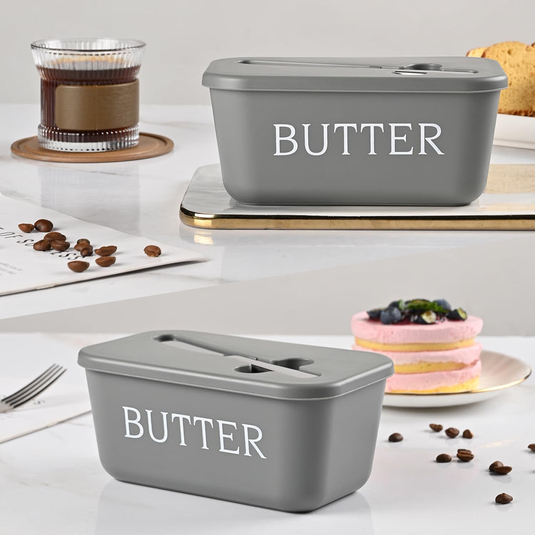 Plastic Large Butter Dish With Lid