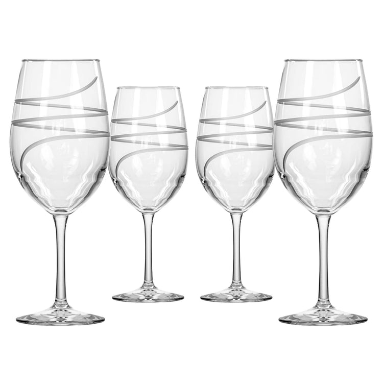 Twist All Purpose Wine Glass 18 Ounce (4 Count)