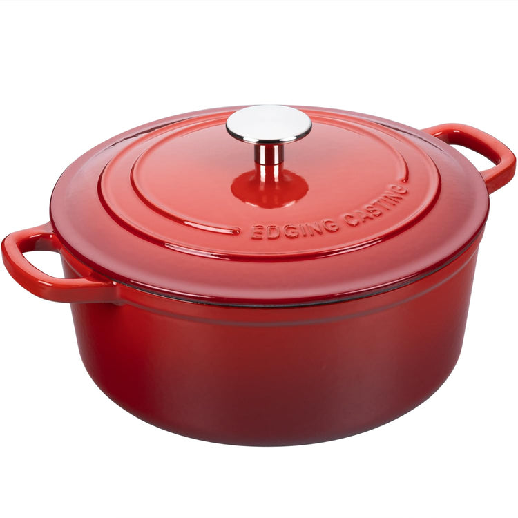 Enameled Cast Iron Dutch Oven Pot with Lid