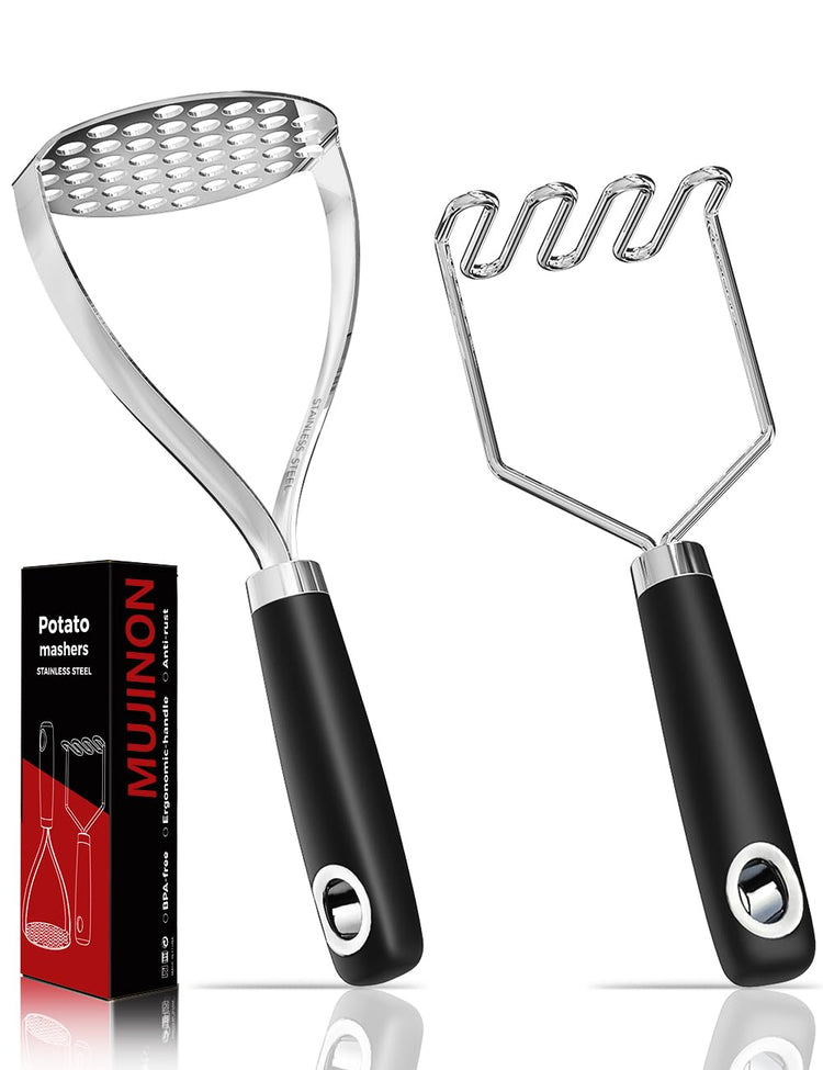 18 0 Stainless Steel Potato Mashers (2 Count)