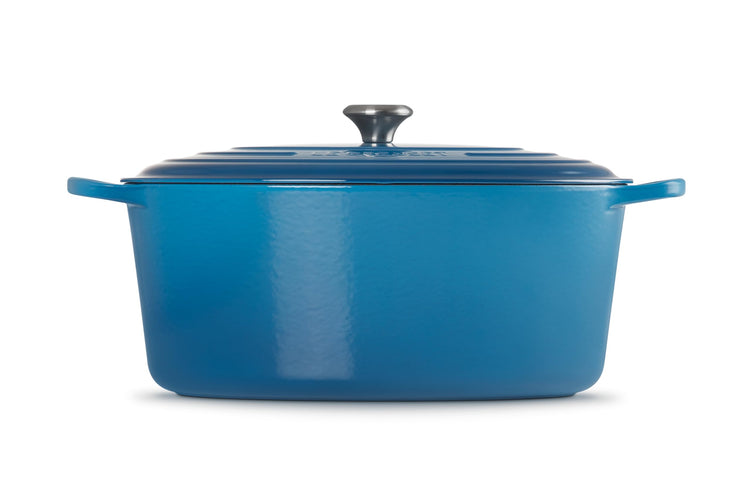 Enameled Cast Iron Oval Dutch Oven