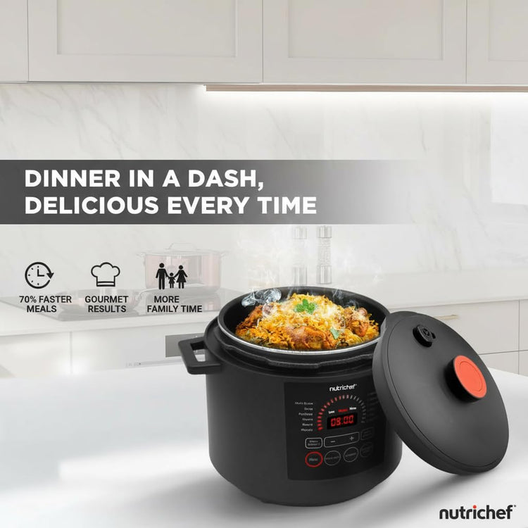 Electric Pressure Cooker 6 Quart Capacity