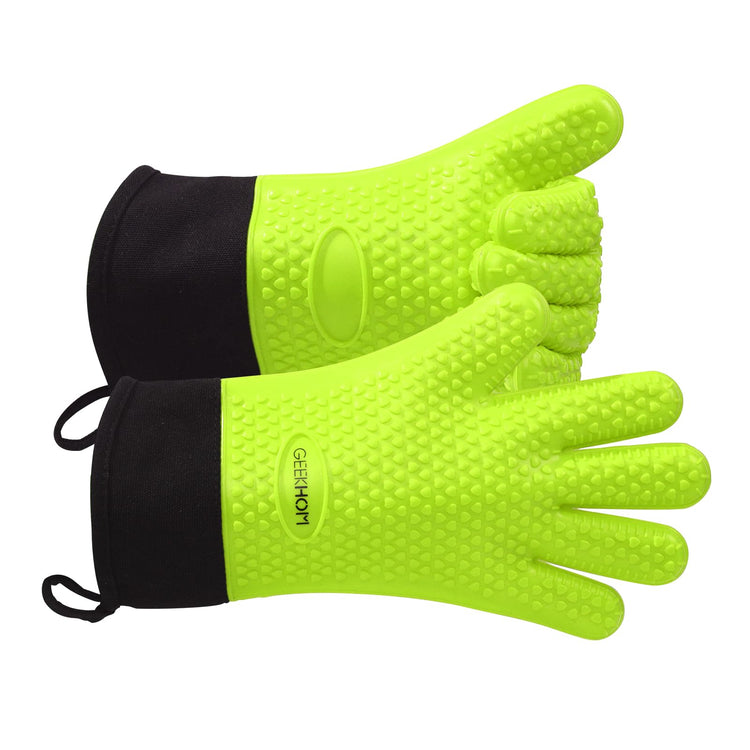 BBQ Gloves Heat Resistant Oven Mitts (2 Count)