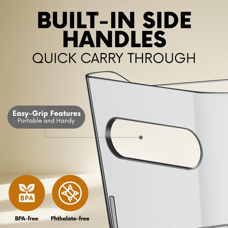 Clear Storage Bins (4 Count)