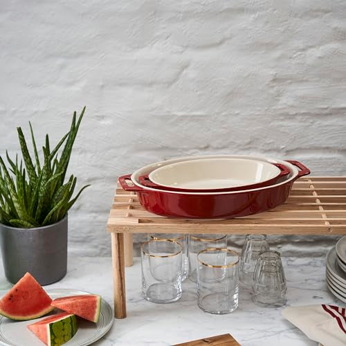 Ceramic Oval Baking Dish Set (2 Count)