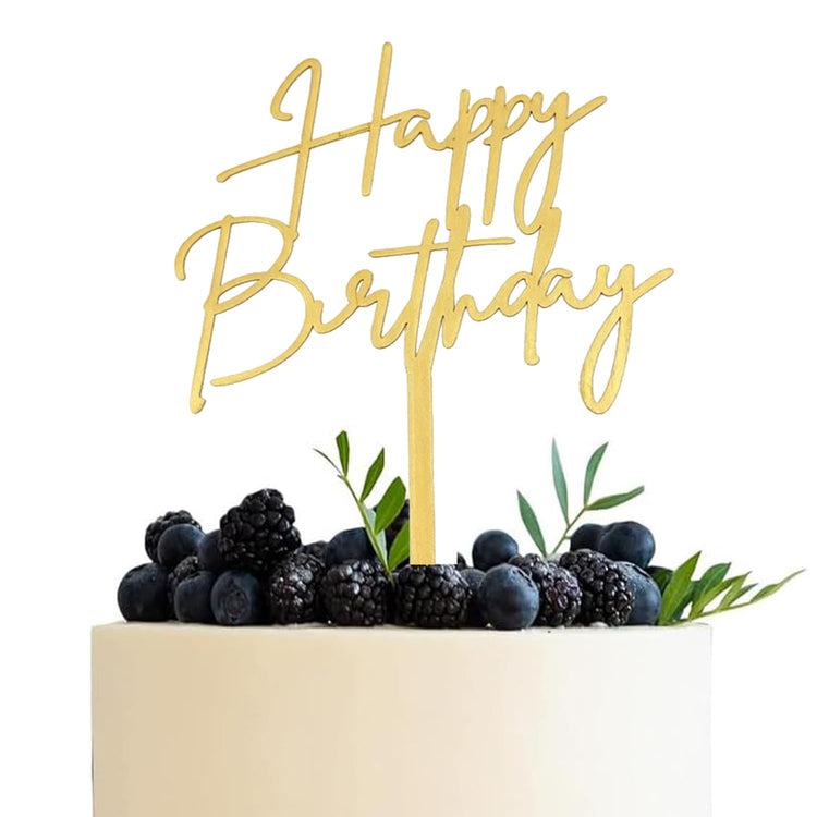 Happy Birthday Cake Topper