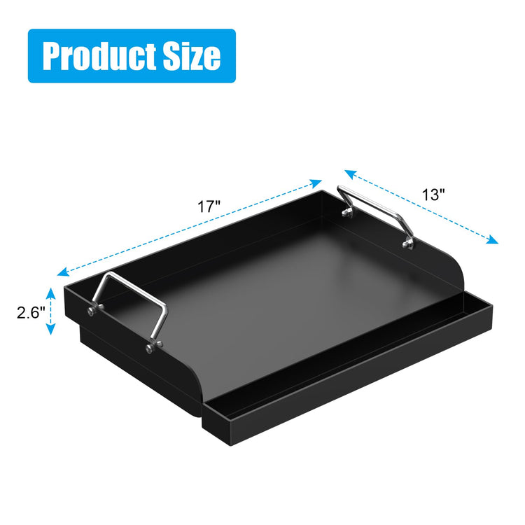 17" x13" Universal Griddle Insert for for Charcoal