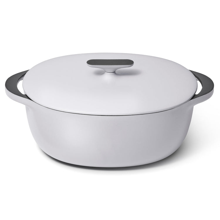 Enameled Cast Iron Oval Dutch Oven