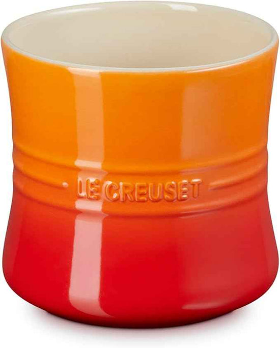 Le Creuset Stoneware Utensil Crock, 2.75 qt., Flame