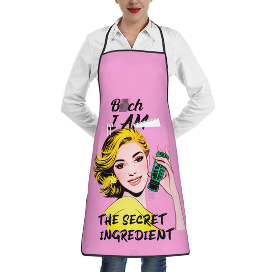 Funny Pink Retro I Am The Secret Ingredient Aprons