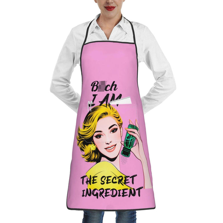 Funny Pink Retro I Am The Secret Ingredient Aprons