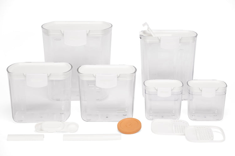 ProKeeper Baker's Airtight Kitchen Storage Canister Container Set for Flour