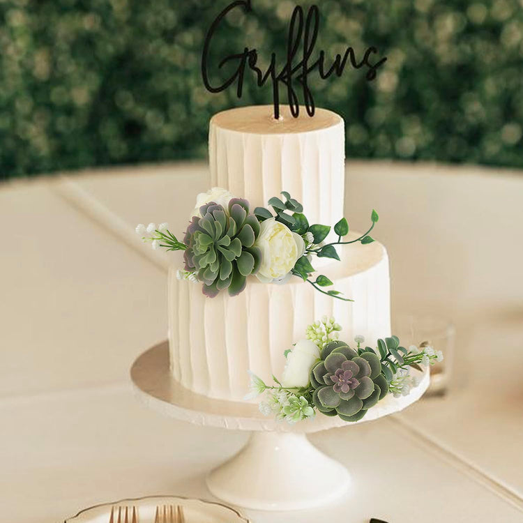 3Pcs Premade Cake Flowers (3 Count)