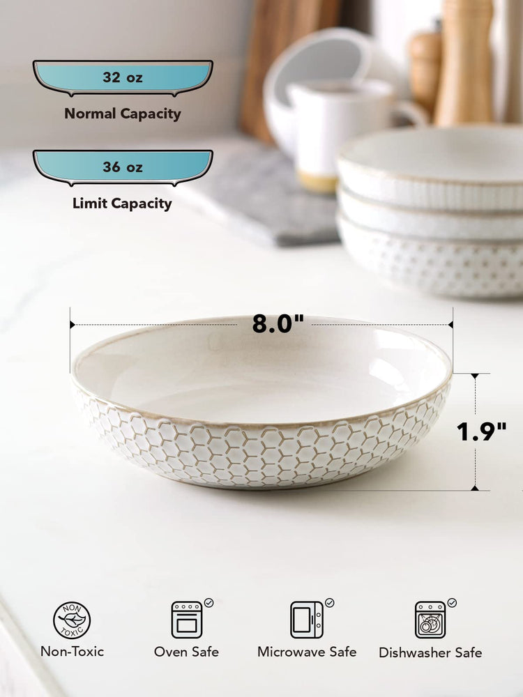 Pasta Bowl 36 oz (4 Count)