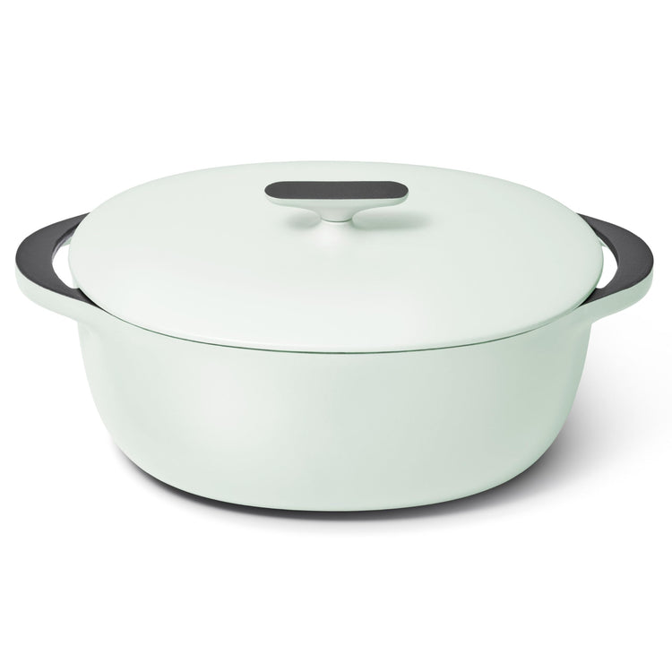 Enameled Cast Iron Oval Dutch Oven