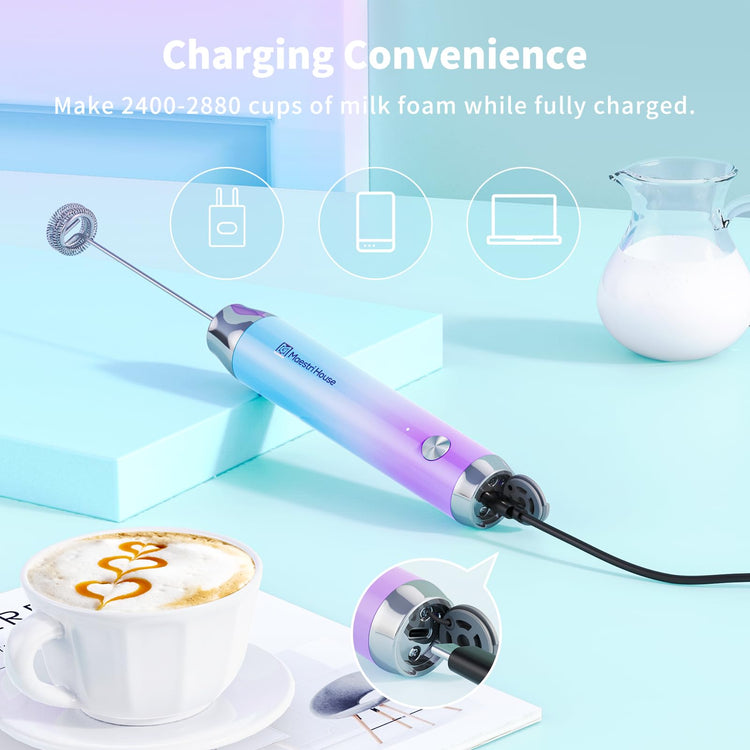 LunaFro Rechargeable Milk Frother