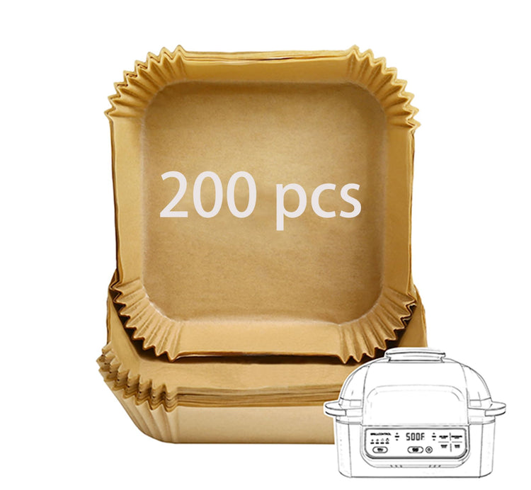 200Pcs Air Fryer Liner Disposable Parchment Paper for Ninja Grill AG301 (200 Count)