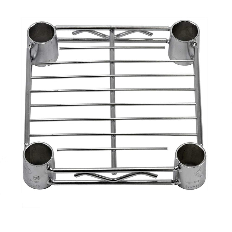 Shelving Inc. 8" d x 8" w Chrome Wire Shelving with 3 Tier Shelves