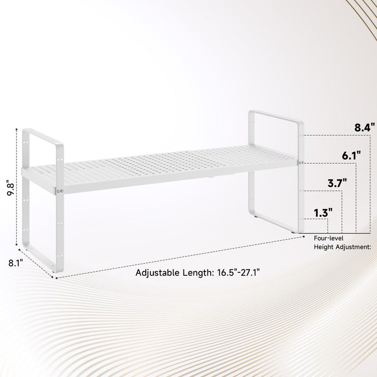 16.5~27.1" Expandable Shelf with Hole (16 Count)