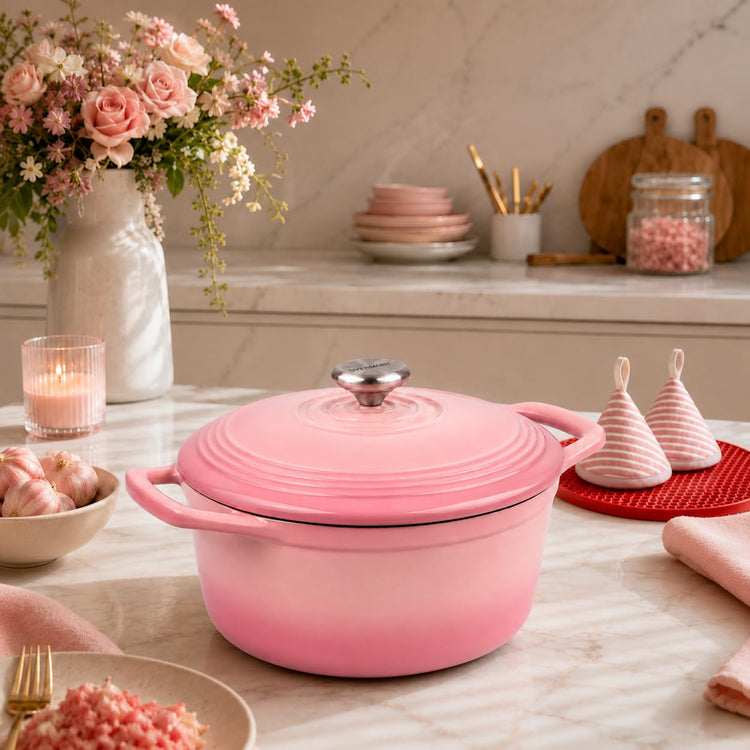 Enameled Cast Iron Dutch Oven