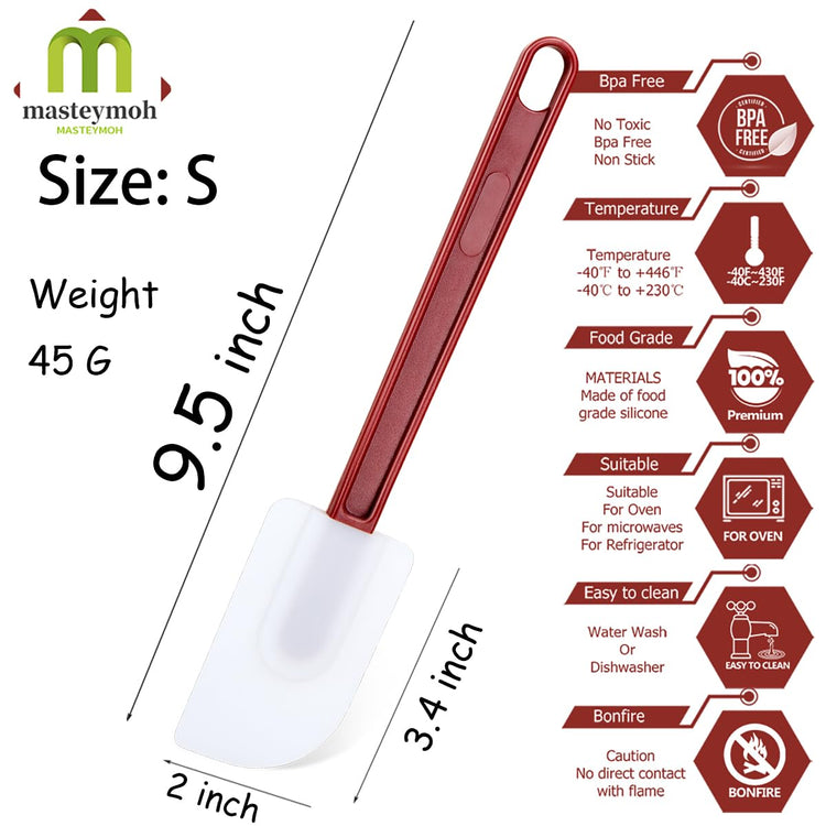 Flexible Rubber Spatulas 5PCS