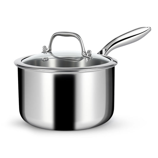 3 Ply Stainless Steel Saucepan with Lid