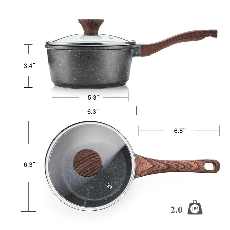 Nonstick Saucepan with Lid